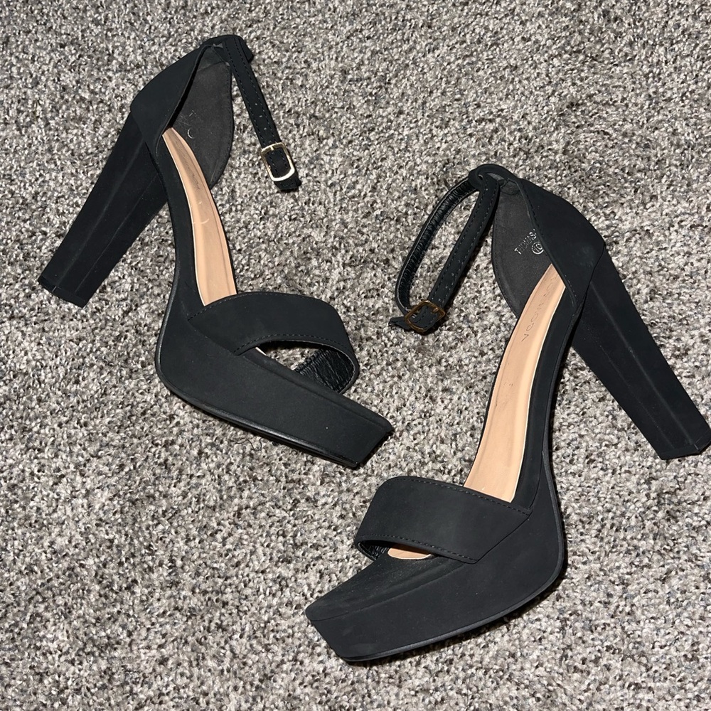 Black Platform Heels